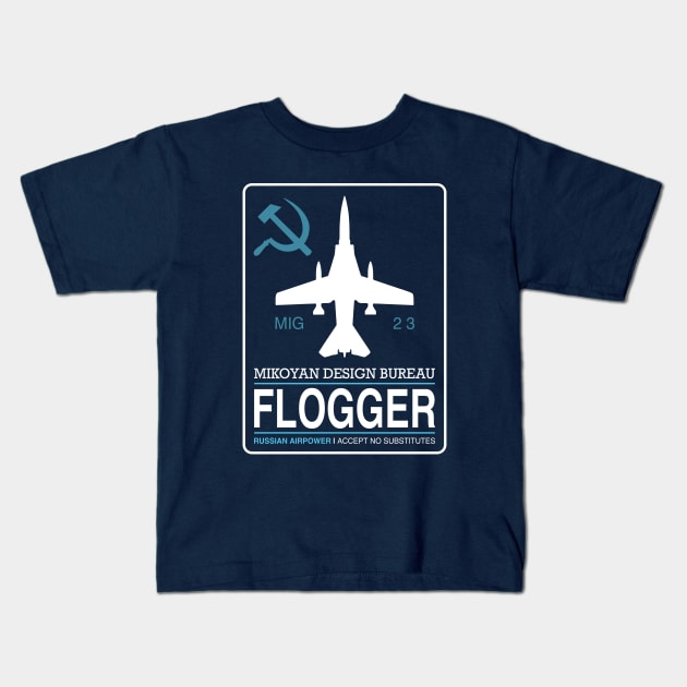 Mig-23 Flogger Kids T-Shirt by TCP